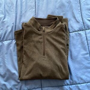 Gray quarter zip fleece pullover by Mondetta Outdoor Project